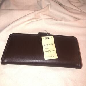 Sears Vintage NEW with Price Tag Women's Brown Bi-Fold Wallet